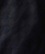 MNKGX60160 MICHEL KLEIN HOMME(ミッシェルクラン オム) 《日本製》ダイヤ柄半袖ポロシャツ ブラック(94)