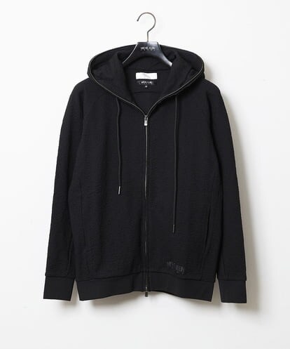 MNKGX68250 MICHEL KLEIN HOMME ブランドロゴ刺繍入りニットパーカー セットアップ
