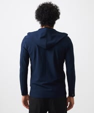 MNKHC33300 MICHEL KLEIN HOMME(ミッシェルクラン オム) サッカー柄フードジャケット ネイビー