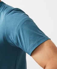MNKHC65130 MICHEL KLEIN HOMME(ミッシェルクラン オム) ニット衿クルーネックカットソー グリーン