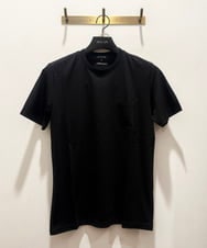 MNKHC65130 MICHEL KLEIN HOMME(ミッシェルクラン オム) ニット衿クルーネックカットソー ブラック