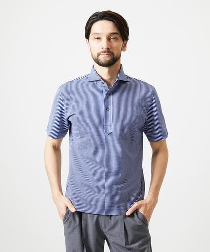 MNKHF74180 MICHEL KLEIN HOMME サッカージャージ半袖ポロシャツ