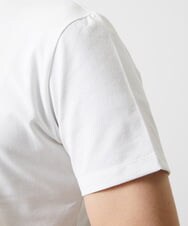 MNKHF75200 MICHEL KLEIN HOMME(ミッシェルクラン オム) モックネックハーフジップ半袖カットソー ホワイト