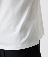 MNKHF75200 MICHEL KLEIN HOMME(ミッシェルクラン オム) モックネックハーフジップ半袖カットソー ホワイト