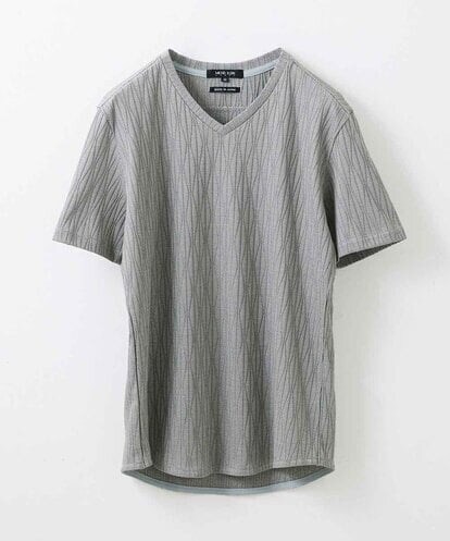 MNKHS16110 MICHEL KLEIN HOMME 《日本製》オリジナルボタニカル柄カットソー