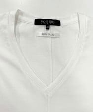 MNKHS18110 MICHEL KLEIN HOMME(ミッシェルクラン オム) 《日本製》BODY MAKE Vネックカットソー ホワイト