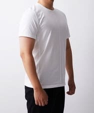 MNKHS19110 MICHEL KLEIN HOMME(ミッシェルクラン オム) 《日本製》BODY MAKE クルーネックカットソー ホワイト