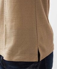 MNKHS21150 MICHEL KLEIN HOMME(ミッシェルクラン オム) 格子柄リンクス半袖ポロシャツ ベージュ