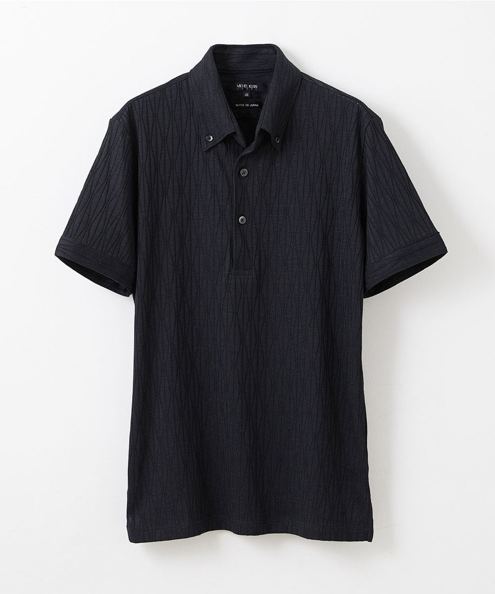 日本製》オリジナルボタニカル柄ポロシャツ(カットソー・Tシャツ) MICHEL KLEIN HOMME(ミッシェルクラン  オム)｜イトキンオンラインストア