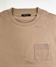 MNKHV61150 MICHEL KLEIN HOMME(ミッシェルクラン オム) クルーネックリブカットソー ベージュ