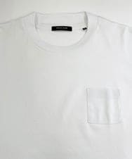 MNKHV61150 MICHEL KLEIN HOMME(ミッシェルクラン オム) クルーネックリブカットソー ホワイト