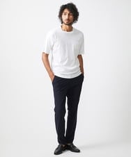 MNKHV61150 MICHEL KLEIN HOMME(ミッシェルクラン オム) クルーネックリブカットソー ホワイト