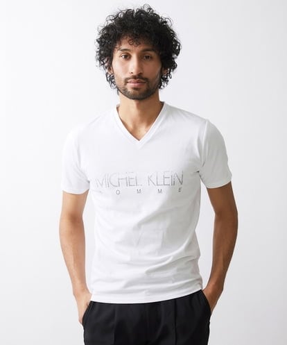 MNKHV64190 MICHEL KLEIN HOMME ブランドロゴTシャツ