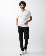 MNKHV64190 MICHEL KLEIN HOMME(ミッシェルクラン オム) ブランドロゴTシャツ 24SS ホワイト(90)