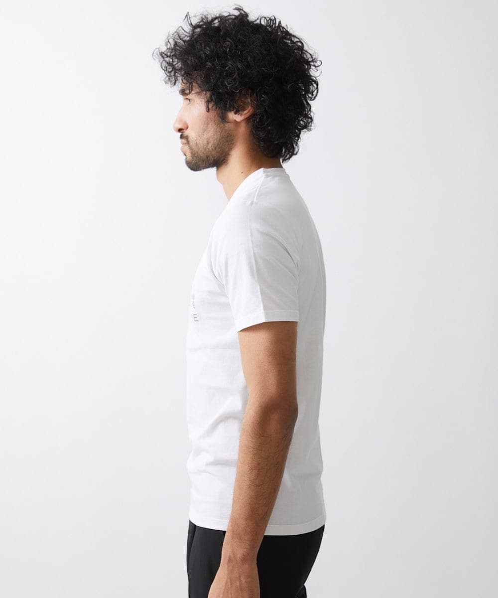 MNKHV64190 MICHEL KLEIN HOMME(ミッシェルクラン オム) ブランドロゴTシャツ ホワイト
