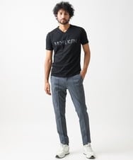 MNKHV64190 MICHEL KLEIN HOMME(ミッシェルクラン オム) ブランドロゴTシャツ ブラック