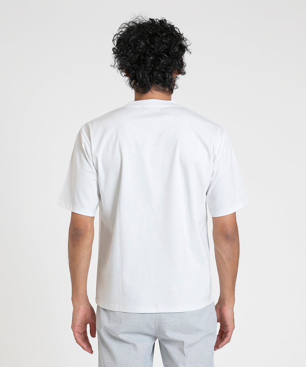 MNKHX63150 MICHEL KLEIN HOMME(ミッシェルクラン オム) プリント半袖カットソー ピンク