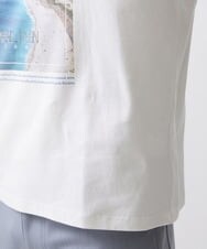 MNKHX63150 MICHEL KLEIN HOMME(ミッシェルクラン オム) プリント半袖カットソー ホワイト