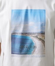 MNKHX63150 MICHEL KLEIN HOMME(ミッシェルクラン オム) プリント半袖カットソー ホワイト