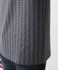 MNKHX64110 MICHEL KLEIN HOMME(ミッシェルクラン オム) ブロックジャガード半袖カットソー グレー