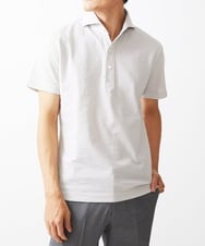 MNKHX69160 MICHEL KLEIN HOMME(ミッシェルクラン オム) リンクス半袖ポロシャツ ライトグレー