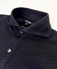 MNKHX69160 MICHEL KLEIN HOMME(ミッシェルクラン オム) リンクス半袖ポロシャツ ダークグレー
