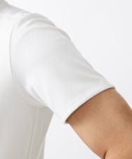 MNKHX72110 MICHEL KLEIN HOMME(ミッシェルクラン オム) 【2024年モデル】ダブルフェイスクルーネック半袖カットソー ホワイト