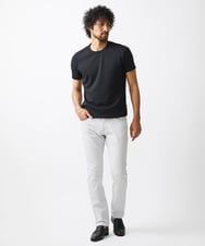 MNKHX72110 MICHEL KLEIN HOMME(ミッシェルクラン オム) 【2024年モデル】ダブルフェイスクルーネック半袖カットソー ブラック