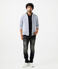 MNKIC62170 MICHEL KLEIN HOMME(ミッシェルクラン オム) ヘンリーネック半袖カットソー ブラック