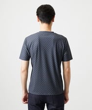 MNKID52180 MICHEL KLEIN HOMME(ミッシェルクラン オム) 《日本製》オリジナル総柄半袖カットソー ダークグレー