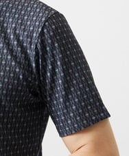 MNKID52180 MICHEL KLEIN HOMME(ミッシェルクラン オム) 《日本製》オリジナル総柄半袖カットソー ダークグレー