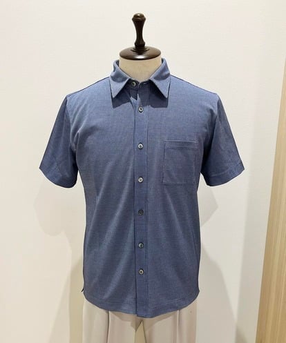 MNKIF01200 MICHEL KLEIN HOMME クールマックス前空きポロシャツ