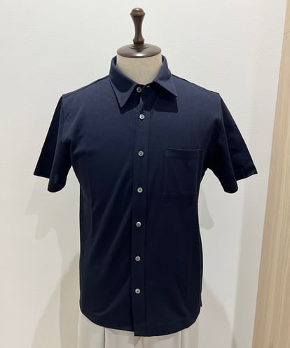 MNKIF01200 MICHEL KLEIN HOMME クールマックス前空きポロシャツ