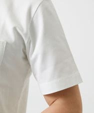 MNKIF01200 MICHEL KLEIN HOMME(ミッシェルクラン オム) クールマックス前空きポロシャツ ホワイト