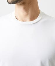 MNKIF50150 MICHEL KLEIN HOMME(ミッシェルクラン オム) ドライクルーネック半袖カットソー ホワイト