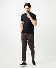 MNKIF50150 MICHEL KLEIN HOMME(ミッシェルクラン オム) ドライクルーネック半袖カットソー ブラック