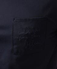 MNKIX58150 MICHEL KLEIN HOMME(ミッシェルクラン オム) 《日本製》ポケット付きクルーネック半袖カットソー ブラック