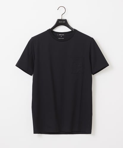 MNKIX58150 MICHEL KLEIN HOMME 《日本製》ポケット付きクルーネック半袖カットソー