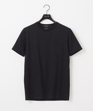 MNKIX58150 MICHEL KLEIN HOMME(ミッシェルクラン オム) 《日本製》ポケット付きクルーネック半袖カットソー ブラック