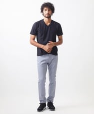MNKIX59150 MICHEL KLEIN HOMME(ミッシェルクラン オム) 《日本製》ドライタッチVネック半袖カットソー ネイビー