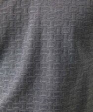 MNKJC50150 MICHEL KLEIN HOMME(ミッシェルクラン オム) 《日本製》レンガ柄Vネック半袖カットソー ダークグレー