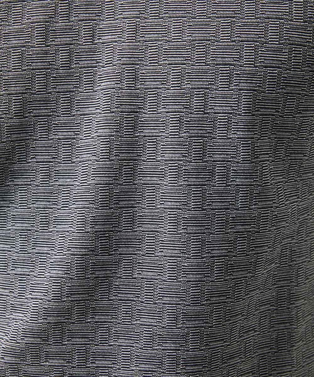 MNKJC50150 MICHEL KLEIN HOMME(ミッシェルクラン オム) 《日本製》レンガ柄Vネック半袖カットソー ダークグレー
