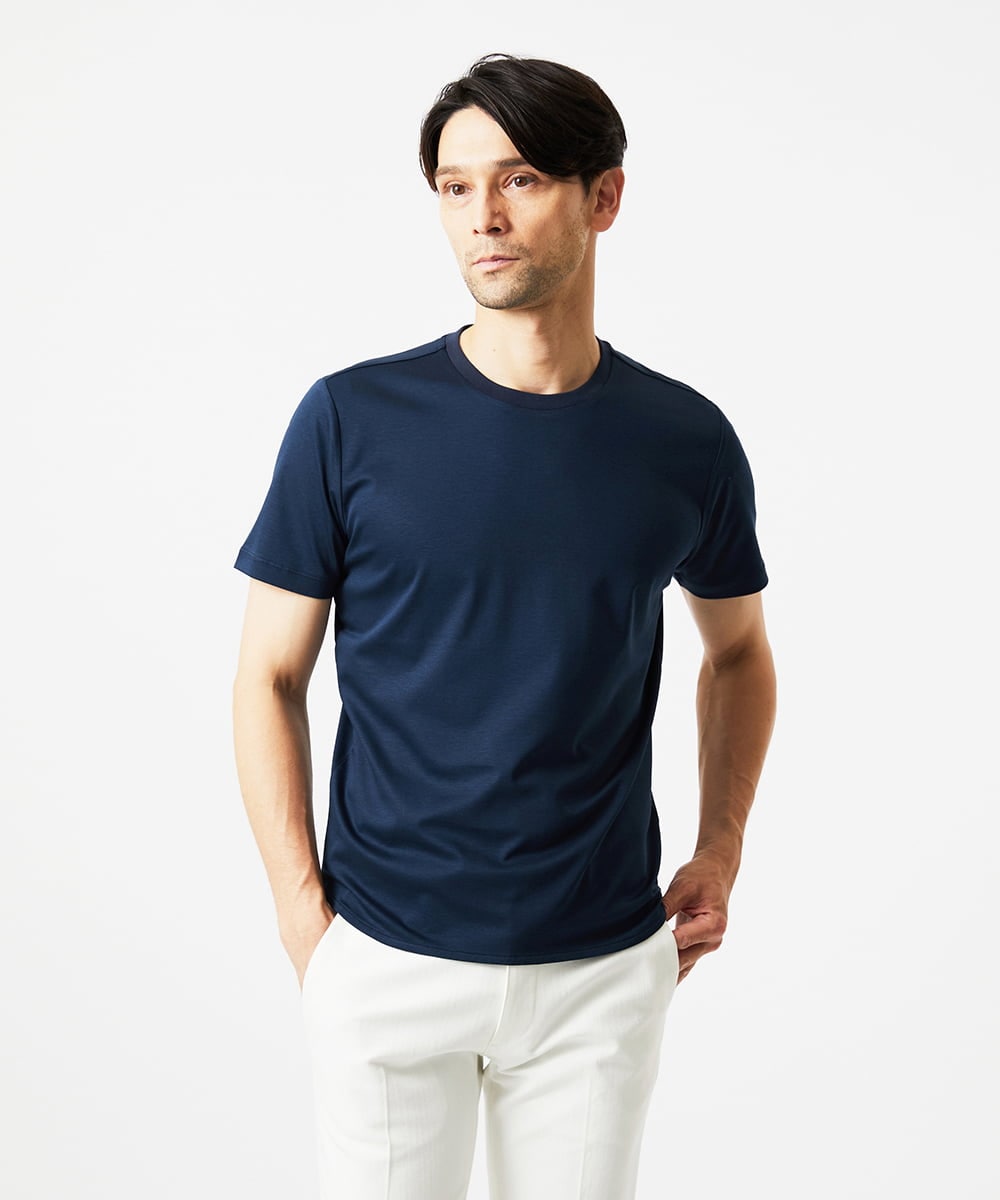 MNKJC72150 MICHEL KLEIN HOMME クルーネック半袖カットソー