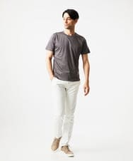 MNKJC72150 MICHEL KLEIN HOMME(ミッシェルクラン オム) クルーネック半袖カットソー グレー