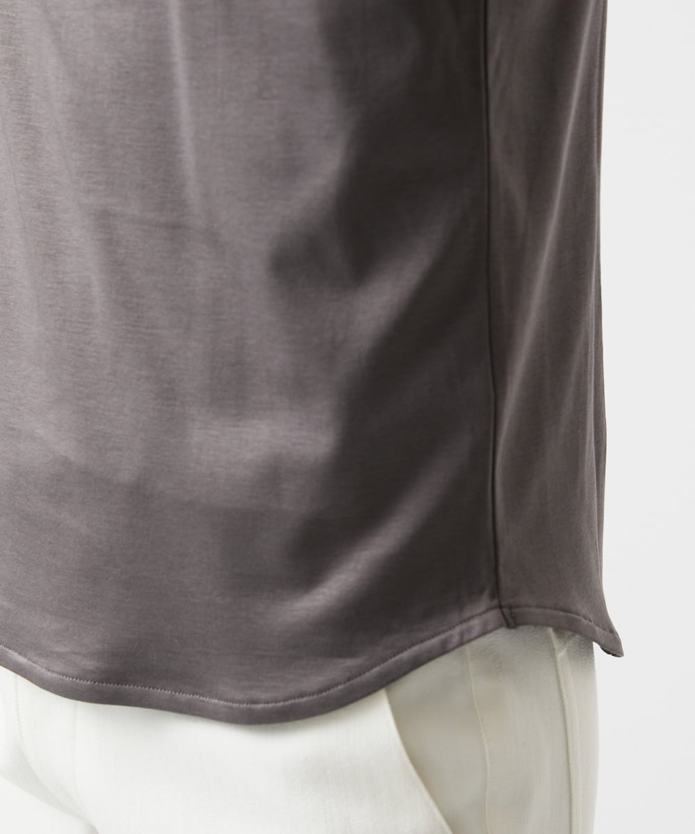 MNKJC72150 MICHEL KLEIN HOMME(ミッシェルクラン オム) クルーネック半袖カットソー グレー
