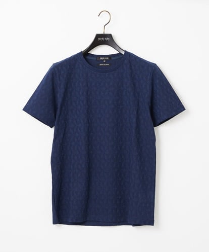 MNKJC73150 MICHEL KLEIN HOMME 幾何学柄クルーネック半袖カットソー