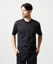 MNKJD63170 MICHEL KLEIN HOMME(ミッシェルクラン オム) 【セットアップ】ジャージークルーネック半袖カットソー ダークグレー