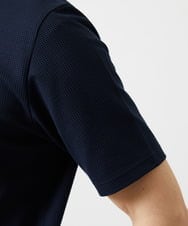 MNKJD71200 MICHEL KLEIN HOMME(ミッシェルクラン オム) 《日本製》ブロックヘンリーネック半袖カットソー ネイビー