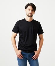 MNKJF65150 MICHEL KLEIN HOMME(ミッシェルクラン オム) クルーネック半袖カットソー ブラック