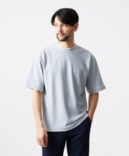 MNKJF77150 MICHEL KLEIN HOMME(ミッシェルクラン オム) リラックスクルーネック半袖カットソー ライトグレー